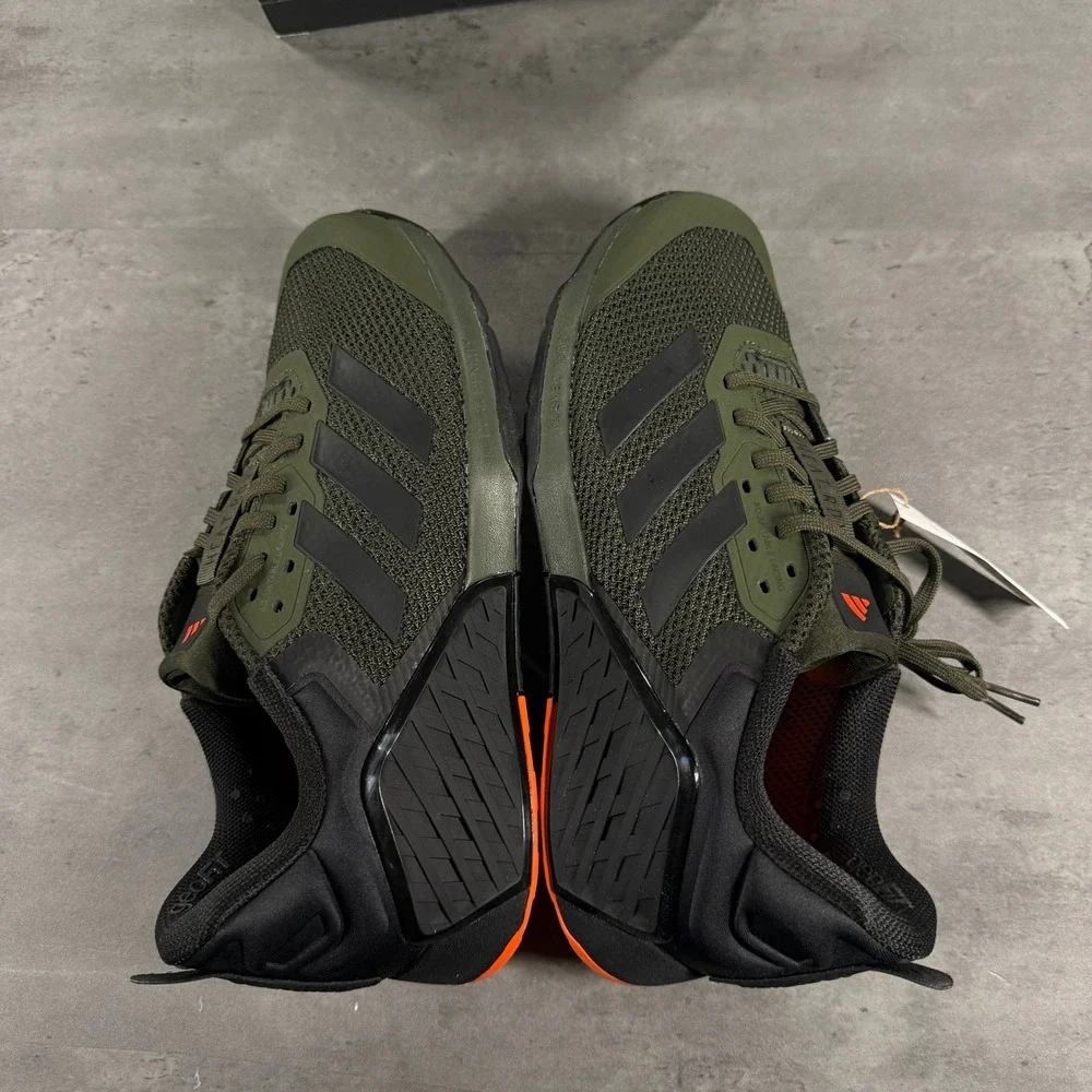 adidas Dropset 3 Trainers Mens 11.5 Black Green Orange HEAT.RDY Training JR1671